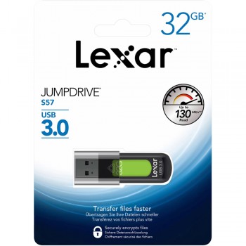 Lexar S57 Jumpdrive USB 3.0 Flash Drive (up 150MB/s read)