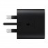 Samsung Super Fast Charge Detachable USB-C to USB-C cable 25W Travel Adapter (Black)